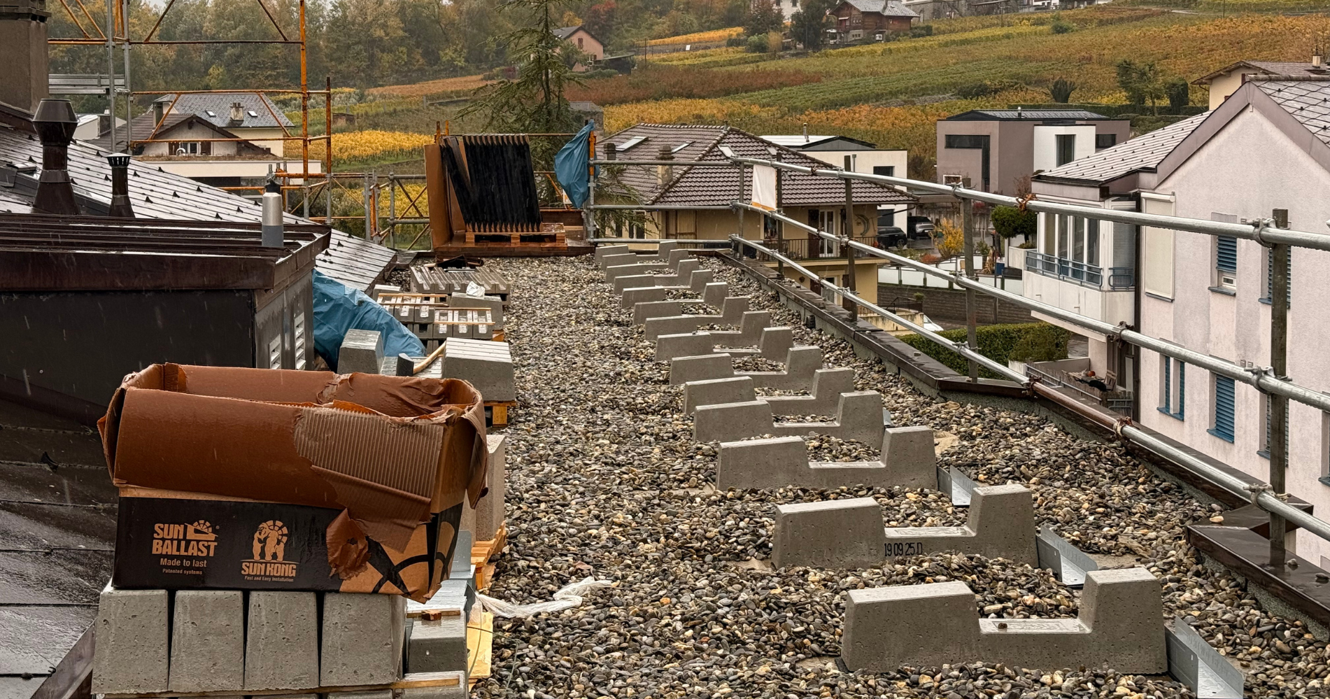 Structure de fixation Sunballast.