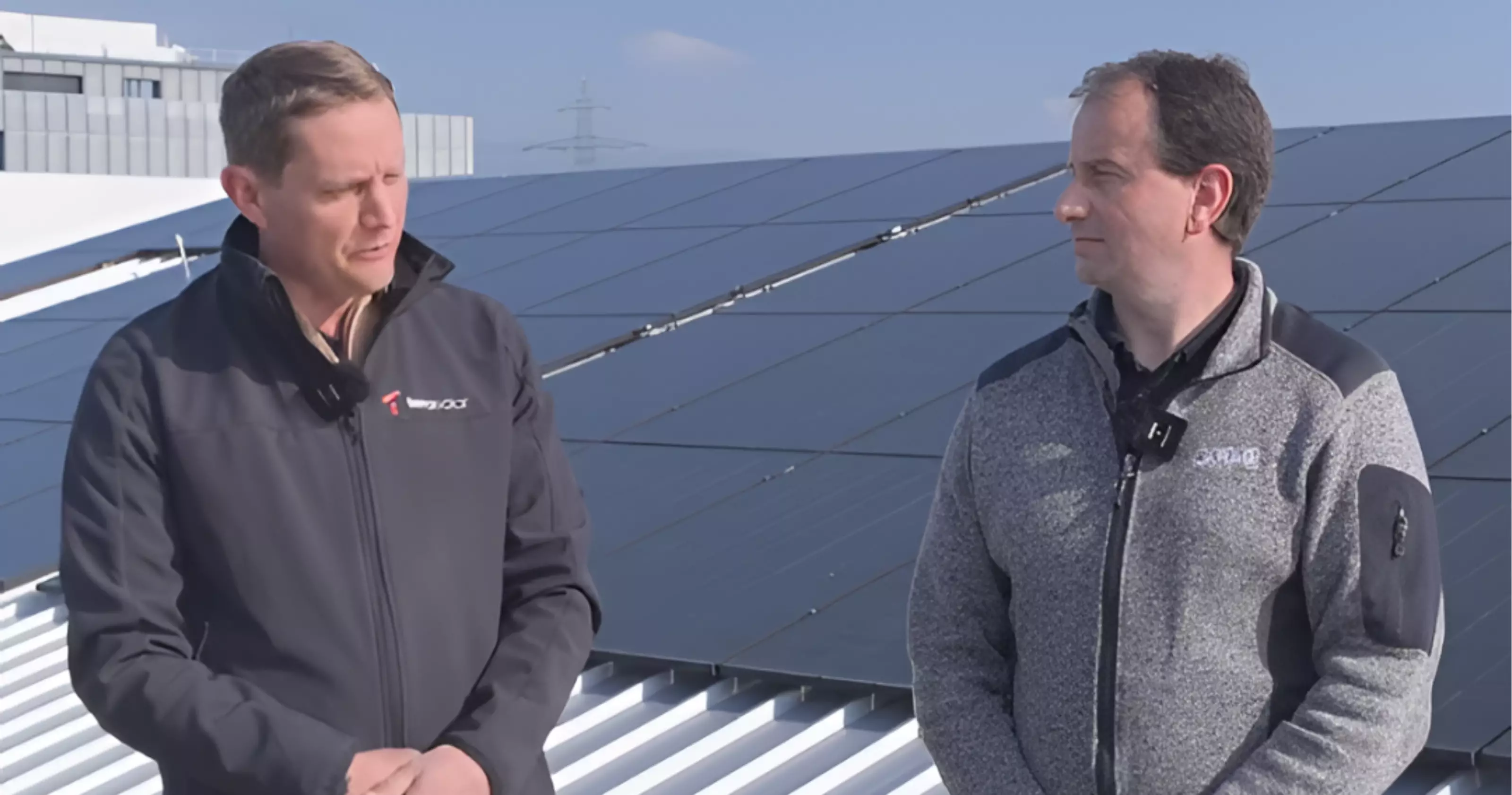 Julien Destré (Directeur chez tera solar) et David Iglesias (Responsable d’exploitation chez Larag) 
