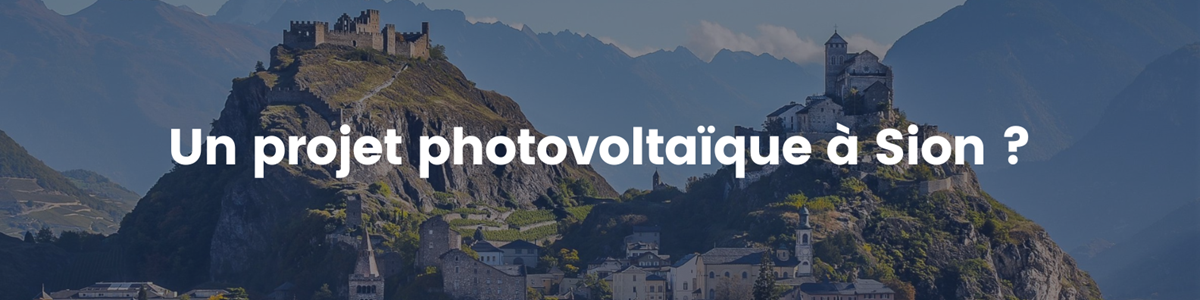 Un projet photovoltaïque à Sion