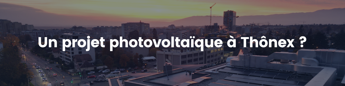 Un projet photovoltaïque à Thônex