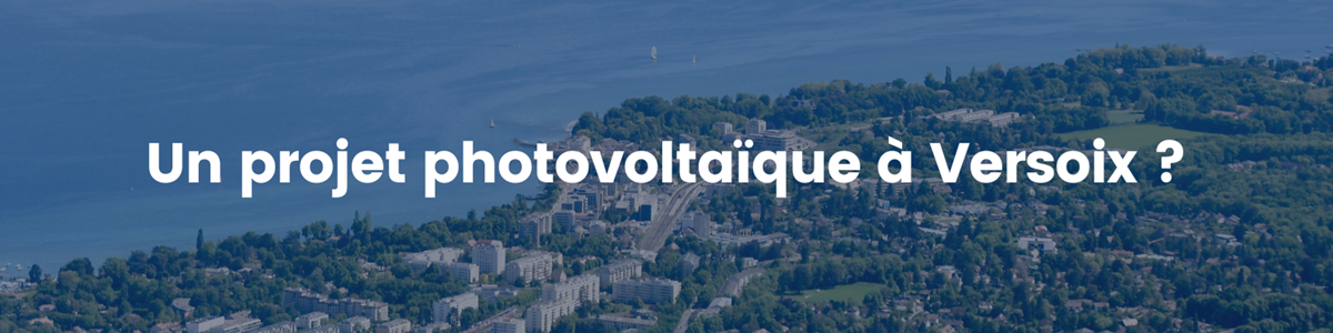 Un projet photovolta+ique ä Versoix