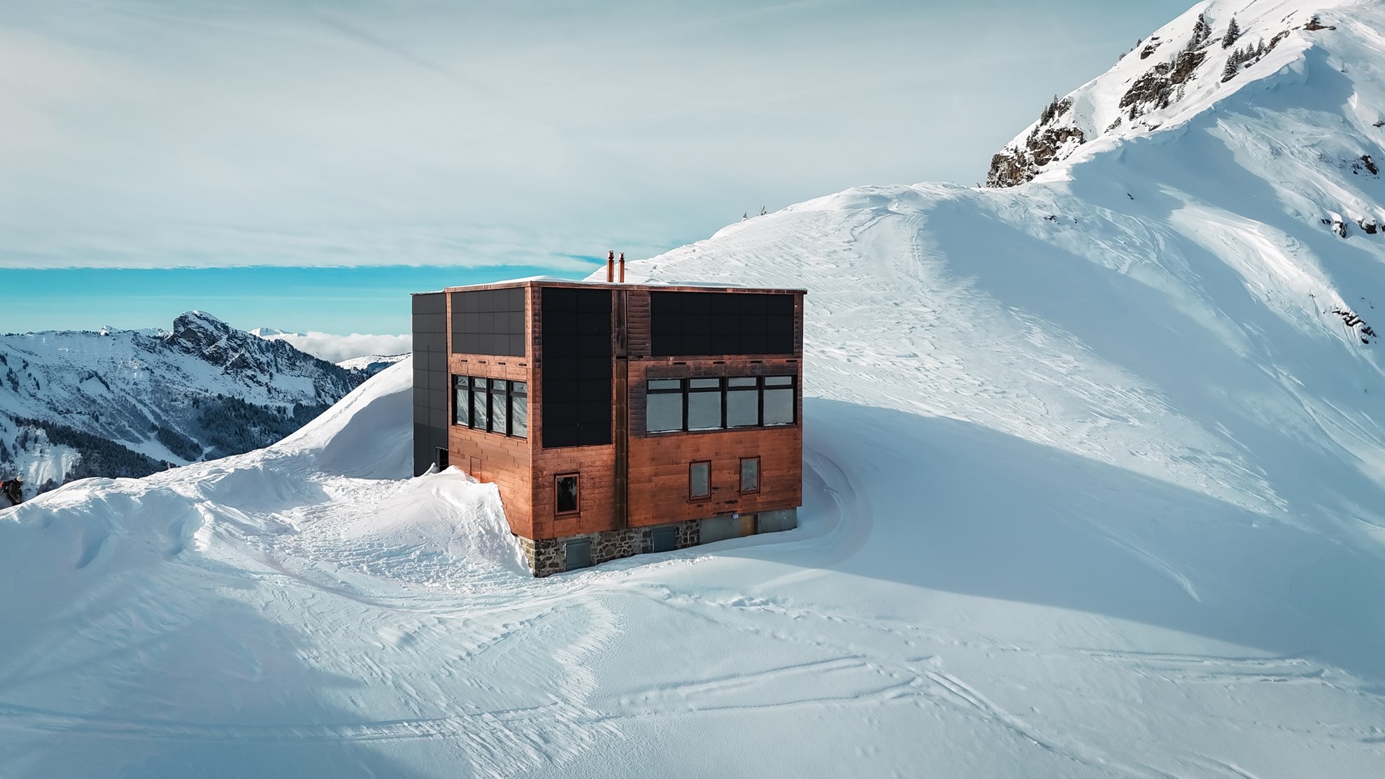 Projet solaire d'envergure en façade à 1920m d'altitude&amp;nbsp;au coeur des Alpes