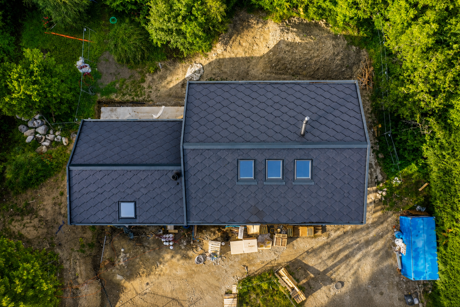 Des tuiles solaires pour maximiser la production d’une villa&amp;nbsp;à Corsier&amp;nbsp;