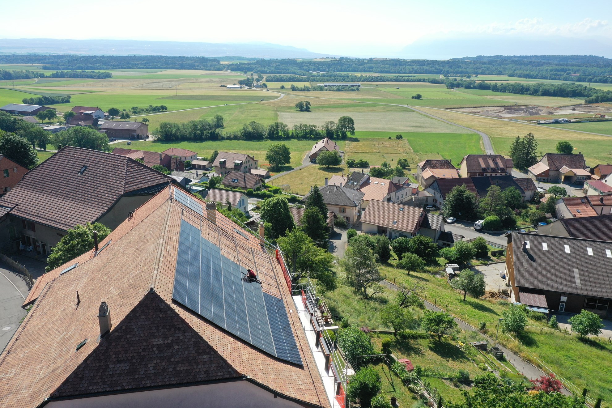 Une exploitation agricole en plein virage solaire&amp;nbsp;à Montricher